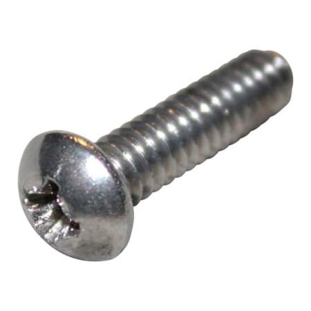 Allpoints Allpoints 26-1050 Stainless Steel Round Head 10-24 x 3/4" Phillips Machine Screw - 100/Pack 261050